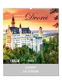 COLOR KALENDAR EUROPSKI DVORCI