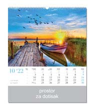 KALENDAR-2022 ZIDNI COLOR ČARI PRIRODE LISTOPAD