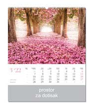 KALENDAR-2022 ZIDNI COLOR ČARI PRIRODE OŽUJAK