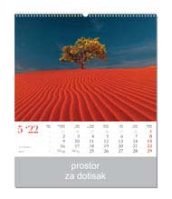 KALENDAR-2022 ZIDNI COLOR ČARI PRIRODE SVIBANJ