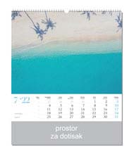 KALENDAR-2022 ZIDNI COLOR ČARI PRIRODE SRPANJ