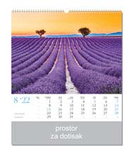 KALENDAR-2022 ZIDNI COLOR ČARI PRIRODE KOLOVOZ