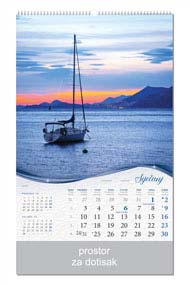 KALENDAR-2022 ZIDNI COLOR DALMACIJA SIJEČANJ