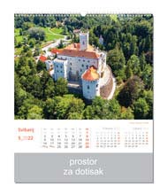 KALENDAR-2022 ZIDNI COLOR NACIONALNI EUROPSKI DVORCI SVIBANJ