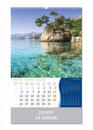 KALENDAR-2022 ZIDNI COLOR MORE PROSINAC