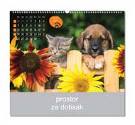 KALENDAR-2022 ZIDNI COLOR PSI I MAČKE RUJAN