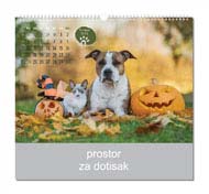 KALENDAR-2022 ZIDNI COLOR PSI I MAČKE LISTOPAD