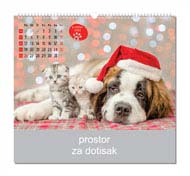 KALENDAR-2022 ZIDNI COLOR PSI I MAČKE PROSINAC