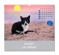 KALENDAR-2022 ZIDNI COLOR PSI I MAČKE KOLOVOZ