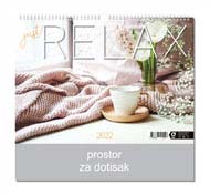 KALENDAR-2022 ZIDNI COLOR RELAX PREDNJA STRANA