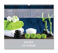 KALENDAR-2022 ZIDNI COLOR RELAX LIPANJ