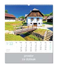 KALENDAR-2022 ZIDNI COLOR SEOSKA IDILA OŽUJAK