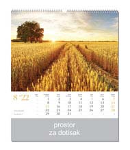 KALENDAR-2022 ZIDNI COLOR SEOSKA IDILA KOLOVOZ