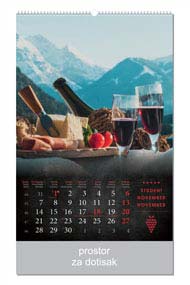 KALENDAR-2022 ZIDNI COLOR VINO STUDENI