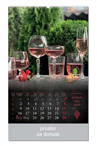 KALENDAR-2022 ZIDNI COLOR VINO SVIBANJ