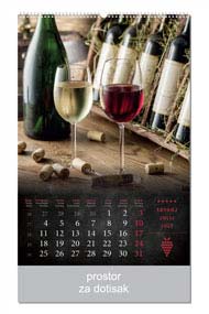 KALENDAR-2022 ZIDNI COLOR VINO SRPANJ