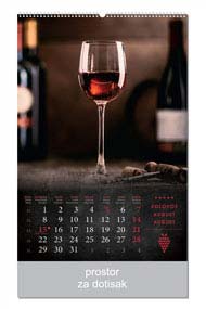 KALENDAR-2022 ZIDNI COLOR VINO KOLOVOZ