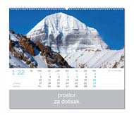 KALENDAR-2022 ZIDNI COLOR VRHOVI SVIJETA SIJEČANJ