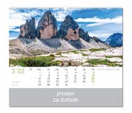 KALENDAR-2022 ZIDNI COLOR VRHOVI SVIJETA OŽUJAK