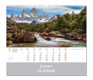 KALENDAR-2022 ZIDNI COLOR VRHOVI SVIJETA SRPANJ