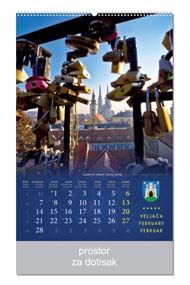 KALENDAR-2022 ZIDNI COLOR NACIONALNI ZAGREB VELJAČA