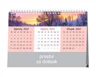 STOLNI KALENDAR-2022 PLANET ZEMLJA VELJAČA