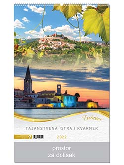 ZIDNI COLOR KALENDAR ISTRA I KVARNER