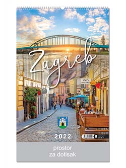 ZIDNI COLOR KALENDAR ZAGREB